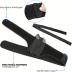 Belly Band Holster Concealed Carry Universal Ambidextrous Fits 9mm Glock G-Series Sig P365 LCP LC9 – Adjustable Quick Draw Polyester Waistband Gun Holster for Men Women, Sizes S M L
