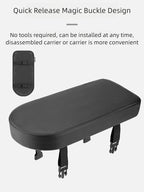 Bike Seat Cushion Cover – Comfortable PU Leather Bicycle Seat Pad with Durable Stitched Edges, Easy Install, Fits Most Bikes, Enhanced Riding Experience for Men & Women