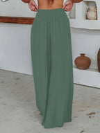 Women's Pleated Skort Solid Color Casual Culotte Skirt with Built-in Shorts S M L XL XXL Black Burgundy Khaki Olive Green