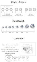 Moissanite Stud Earrings D Color VVS Brilliant Round Cut S925 Sterling Silver – 1CT to 10CT Options, Velvet Pouch & Polishing Cloth Included, Perfect Birthday, Christmas & Valentine’s Day Gift (4.25g)