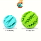 Treat Leaking Ball for Dogs & Cats – Interactive Slow Feeder Puzzle Toy for Mental Enrichment, Molar Teeth Cleaning & Bite Training, Educational Food Dispensing Ball, 2 Sizes, Random Colors