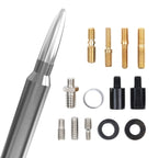 5.3" Short Car Antenna Carbon Steel – Universal Fit AM/FM Signal Booster Replacement Antenna, Durable Anti-Break Design, Multiple Colors for Car Exterior Decoration & Upgrade