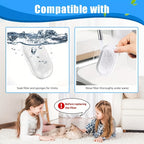 Cat Water Fountain Replacement Filters 12 or 24 Pack for 67oz 2L and 108oz 3.2L Stainless Steel Pet Water Dispensers Easy Install Long-Lasting Filtration