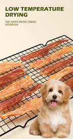 Chicken & Duck Jerky Pet Treats 105g – Grain-Free High Protein Healthy Snacks for Dogs & Cats, Chicken Breast Slices + Duck Jerky Combo, Dental Chews & Training Rewards for Puppies Kittens Adults