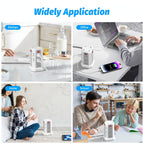 Power Strip Tower 16 AC Outlets 5 USB Ports USB-C PD20W 1500J Surge Protector Flat Plug Desktop Extension Cord