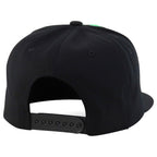 Rasta MJ Leaf 3D Embroidered Flat Bill Snapback Cap – Hip Hop Reggae Hat, Adjustable Snapback, One Size Fits Most, Unisex Streetwear Baseball Cap