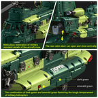 32.68" Large-Scale Heavy Transport Helicopter Building Block Model Set - Easy Assembly Military Helicopter Brick Kit, Adult Display Model, Cool Gift for Men | Christmas Halloween Thanksgiving Gift