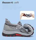 Men's Breathable Mesh Slip-On Sneakers – Lightweight Low-Top Casual Athletic Shoes with Rubber Sole, Round Toe, Monochrome Fabric Upper, Easy Wear Loafer-Style Footwear for Walking, Gym & Everyday Comfort, Spring & Summer