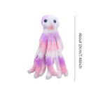 Cute Octopus Cat Toy – Bite-Resistant Plush Chew Toy for Cats & Kittens, Interactive Teeth Grinding Pet Toy for Indoor Play, Soft Stuffed Catnip-Style Toy