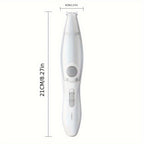 Wireless Pet Paw Trimmer with Vacuum Hair Collection - Strong Suction Auto-Collect Fur, USB Rechargeable Low Noise Paw Hair Clipper for Small & Large Dogs and Cats, No-Mess Grooming at Home