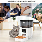 Smart WiFi Cat Feeder 3L Automatic Pet Food Dispenser with App Control – Up to 10 Meals Per Day, Camera & Voice Assistant Compatible, USB-Powered, Remote Monitoring for Cats & Dogs
