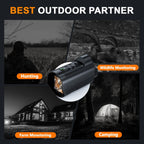 Night Vision Goggles 1080P Monocular 5W Infrared 10X Digital Zoom 2600ft Range 2700mAh Rechargeable Battery 2 Inch HD Display for Hunting Camping Wildlife Observation Security