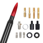 5.3" Short Car Antenna Carbon Steel – Universal Fit AM/FM Signal Booster Replacement Antenna, Durable Anti-Break Design, Multiple Colors for Car Exterior Decoration & Upgrade