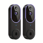 Wireless Doorbell Security Camera 1080P HD | 166° Panoramic View, Auto Tracking, Night Vision, Spotlight, Two-Way Audio, Person & Vehicle Detection, 2.4G WiFi – 1pc or 2pcs