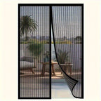 Magnetic Screen Door Hands-Free Auto-Close – Heavy Duty Mesh Curtain with Frame Shackle, Bug & Insect Proof, Pet & Kid Friendly for Front Door, Kitchen, Balcony & Bedroom