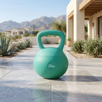 SOGES PVC Soft Kettlebell with Wide Non-Slip Handle – Iron Sand Filled Strength Training Kettlebell 10 to 30 lbs, Safe for Home Gym, Floor & Kids, Ideal for Women & Beginners, Swings Squats HIIT CrossFit