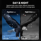 Night Vision Goggles 1080P Monocular 5W Infrared 10X Digital Zoom 2600ft Range 2700mAh Rechargeable Battery 2 Inch HD Display for Hunting Camping Wildlife Observation Security