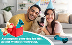 Durable Nylon Dog Chew Toy Anxiety Relief Boredom Buster Indestructible Pet Toy for Small Medium Large Dogs Aggressive Chewers Standard and Large Size Keeps Dogs Busy Stress Relief