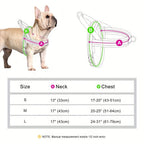 No-Pull Dog Harness Vest & Leash Set for Medium Large Dogs – Padded Nylon Adjustable Safety Vest with Durable Leash for Bulldog Boxer Pitbull, Sizes S M L, Purple Black Red, All-Day Comfort Walking