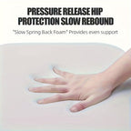 1.5-Inch Memory Foam Seat Cushion with Washable Cover – Non-Slip Grip, Pressure Relief & Posture Support for Office Chair, School Desk, Truck & Wheelchair