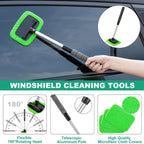 Car Cleaning Kit 17-35 Piece – Portable Vacuum Cleaner, Windshield Cleaning Tool, Drill Brush Set & Interior Brush Set for Full Car Detailing, Holiday Gift for Family & Friends
