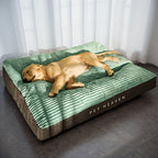 2XL Orthopedic Dog Bed for Large Breeds – Washable Removable Cover, Polyester Fiber Fill, Non-Slip Bottom, All Season Comfort Lounge Pad for Big Dogs