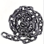 6-Foot Halloween Plastic Chain Decoration - Spooky Costume Accessory & Haunted House Prop, Gothic Party Decor for Indoor & Outdoor Use, Halloween Trick-or-Treat & Costume Accessory for Kids & Adults