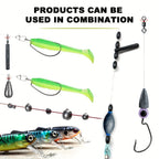 Fishing Lure Kit 306PCS & 84PCS – Complete Tackle Box with Hooks, Sinkers, Bobbers, Jigs, Beads, Swivels & Snaps | Freshwater Fishing Accessories Set for Bass Trout Carp