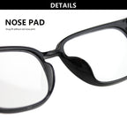 Reading Glasses Rectangle Frame with Spring Hinges – Lightweight PC Lens, +1.0 to +3.5 Magnification, Unisex Eyewear for Men & Women – Ideal for Computer, Reading & Everyday Wear