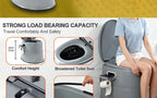 Portable Toilet for Adults Extra Large Indoor Outdoor Camping Commode with Detachable Inner Bucket & Removable Paper Holder – Lightweight Compact for Camping, RV, Boat, Van & Emergency Use (Gray/Black)