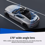 1080P Dual Channel Dash Cam Front & Rear 170° Wide Angle with Super Night Vision Loop Recording G-Sensor Wi-Fi – FHD Car DVR Dashboard Camera Tachograph for Cars Trucks SUVs