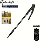 Foldable Aluminum Alloy Hiking Stick Adjustable Trekking Pole with Quick-Lock for Men & Women – Lightweight, Collapsible Walking Stick for Hiking, Backpacking & Trail Walking Outdoor Accessories