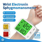 Wrist Blood Pressure Monitor Automatic Digital BP Cuff – Large LCD Display Pulse Rate Irregular Heartbeat Detection Portable Home Use for Seniors Adults