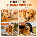 Dog Collagen Chew Sticks Chicken & Duck Flavor High-Protein Natural Dental Treats Durable Training Reward for Medium & Large Dogs – Molar Bully Sticks