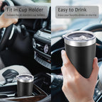 20oz Stainless Steel Insulated Tumbler 2-Pack – Double Wall Vacuum Travel Mug with Lid, BPA Free, Wholesale Blanks for Vinyl DIY, Wedding Favors, Bridesmaid Gifts, Graduation & Corporate Giveaways – Black, Pink, Blue, White