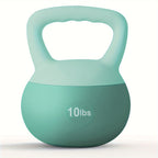 SOGES PVC Soft Kettlebell with Wide Non-Slip Handle – Iron Sand Filled Strength Training Kettlebell 10 to 30 lbs, Safe for Home Gym, Floor & Kids, Ideal for Women & Beginners, Swings Squats HIIT CrossFit