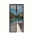 Magnetic Screen Door Hands-Free Auto-Close – Heavy Duty Mesh Curtain with Frame Shackle, Bug & Insect Proof, Pet & Kid Friendly for Front Door, Kitchen, Balcony & Bedroom