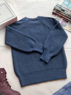Women's Oversized Pullover Sweater – Soft Round Neck Long Sleeve Loose Fit Knit Sweater, Cozy Solid Color Fall Winter Top, Casual Commute Blouse, Sizes S-XL, Burgundy Black Navy Coffee