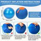 Large Inflatable Dog Ball Toy – Interactive Herding Training Ball for Dogs, Anti-Boredom Exercise Toy for Bulldogs, Golden Retrievers & Australian Shepherds, No Battery Required
