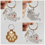 Pet Hair Keepsake Charms 3 Pack - Pet Fur Storage Souvenir Pendants for Bags Keychains & Phone, Memorial Accessories to Commemorate Your Beloved Cat or Dog, Unique Pet Loss Sympathy Gift