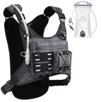Running Hydration Vest with 3L Water Bladder Lightweight Adjustable Chest Pack Reflective Gear Holder for Men Women Marathon Trail Running Hiking Black Gray Camo Olive