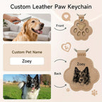 Personalized Pet Hair Souvenir Keychain - Custom Pet Avatar Hair Collection Keychain, Cute Dog & Cat Design Gift for Pet Lovers, Durable Pet Keepsake for Christmas Halloween Birthday