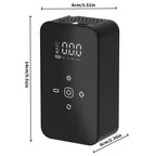 Portable Tire Inflator USB-C Rechargeable – 150 PSI Cordless Air Pump with Digital Pressure Gauge, LED Light & 5 Inflation Modes for Car, Motorcycle, Bicycle, Ball – Lightweight Garage Tool