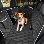 Dog Car Seat Cover Hammock – Durable Anti-Scratch Backseat Protector with Mesh Window & Storage Bag, Universal Fit for Cars, Trucks & SUVs