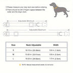 Customizable Nylon Dog Collar with Quick-Dry Diving Cloth Lining – Soft Comfortable Durable Collar for Small Medium Large Dogs – Personalized ID Info Dog Collar for Daily Walking & Outdoor Activities