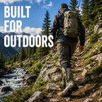 Men's Insulated Camouflage Hunting Boots 6mm Neoprene Waterproof Rubber Outdoor Fishing Hiking Boots – Durable Non-Slip Warm Winter Boots US 8-14