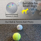 Smart Rechargeable Bouncing Dog Toy Ball – Automatic Interactive Self-Moving Ball with Smart Mode for Dogs, USB Rechargeable Electric Fetch Toy for Indoor & Outdoor Play