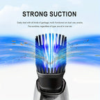 Cordless Handheld Vacuum Cleaner 5000Pa Strong Suction USB Rechargeable Portable Wireless Vacuum for Car Interior, Home, Office & Pet Hair – 40dB Low Noise, 2000mAh Battery, One-Click Dust Empty