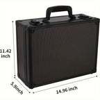 Trading Card Storage Box with Lock Holds 600 Plus 3x4 35PT Rigid Top Loaders Sports Card Organizer Case for Pokemon MTG Yu-Gi-Oh Baseball Football Standard and Mini Size Options