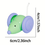 Automatic Smart Mouse Cat Toy – Self-Entertaining Electric Robot Mouse for Indoor Cats & Dogs – Auto Obstacle Avoidance, Exercise & Boredom Relief Interactive Pet Toy